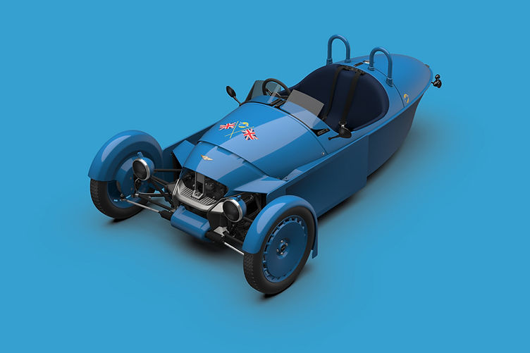 Morgan Super 3 Origins Bluebird