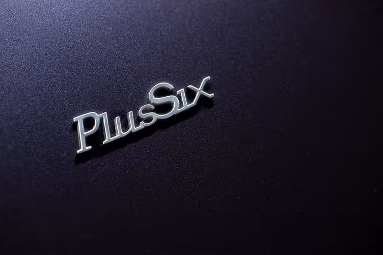 Morgan Plus Six badge detail