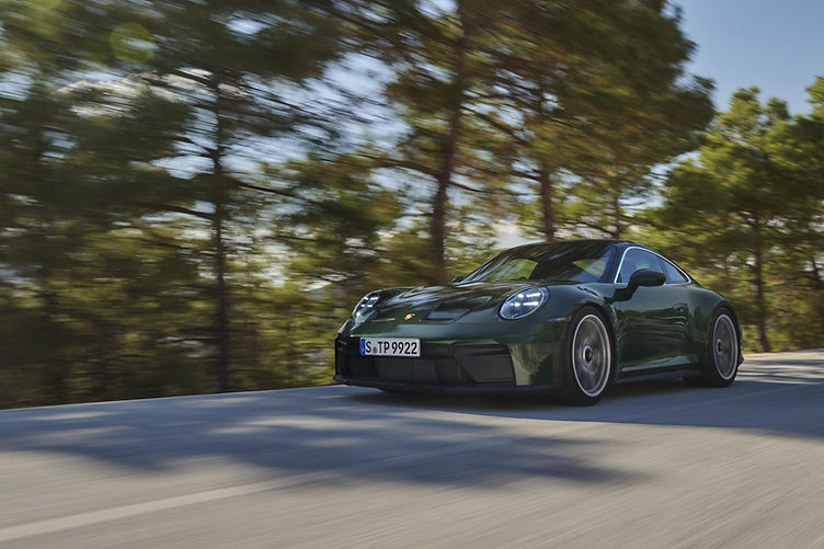 Porsche 992 GT3 Touring on road