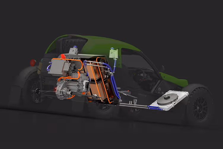 Ariel E-Nomad Concept cutaway