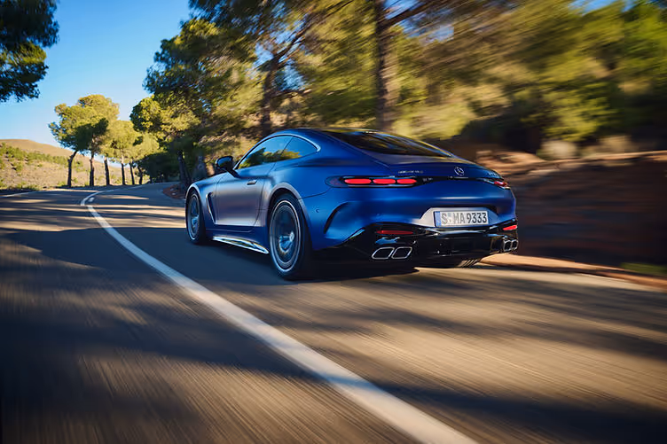AMG GT 55 driving