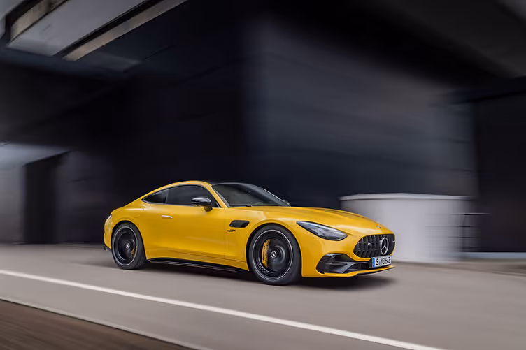 AMG GT 43 driving