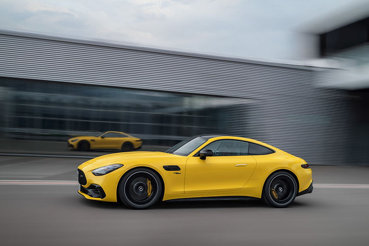 AMG GT 43 driving