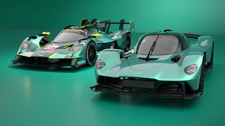 Aston Martin Valkyrie road and LMH car