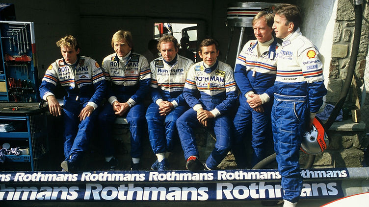 Stefan Bellof, Derek Bell, Jochen Mass, Jacky Ickx, Vern Schuppan, John Watson @ 1,000km of Spa