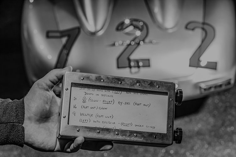 Mille Miglia pace notes Stirling Moss