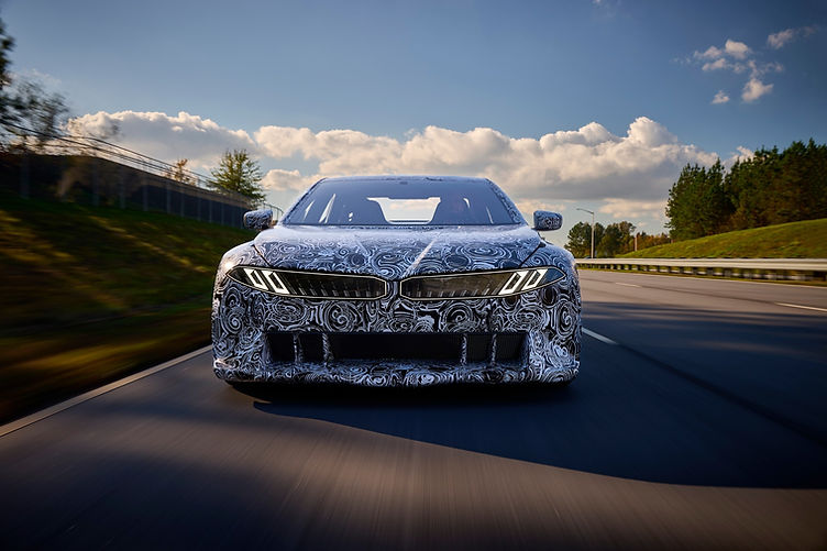 BMW VDX prototype front tracking image in camoflage