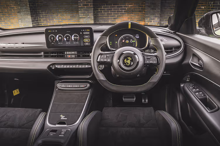 Abarth 600e interior