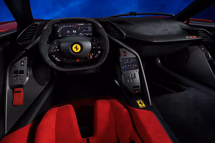 Ferrari F80 dashboard