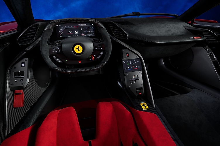 Ferrari F80 dashboard