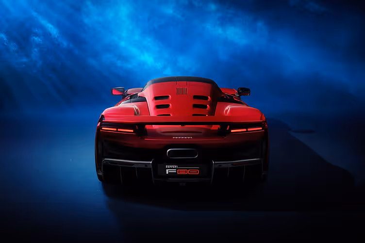 Ferrari F80 rear