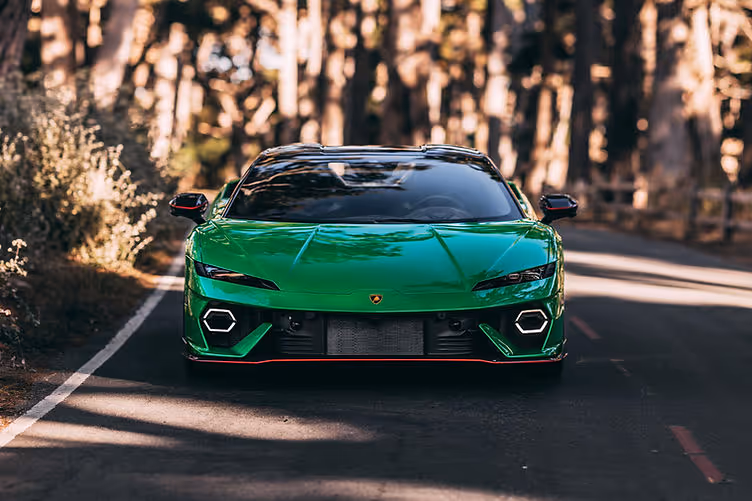 Lamborghini Temerario Alleggerita front green