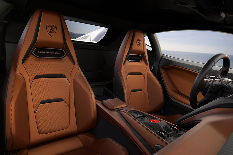 Lamborghini Temerario tan interior