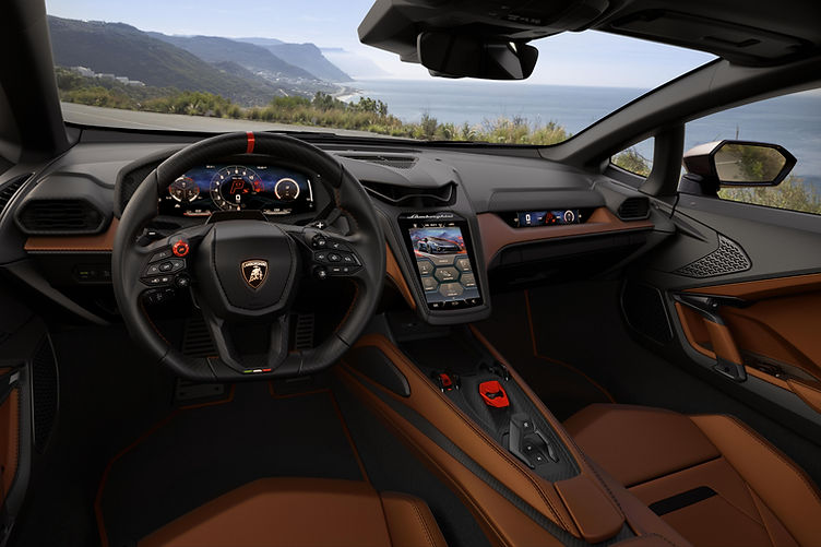 Lamborghini Temerario tan interior