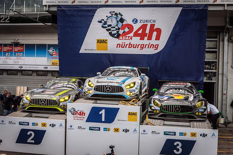 AMG GT3 wins nurburgring 24 hour