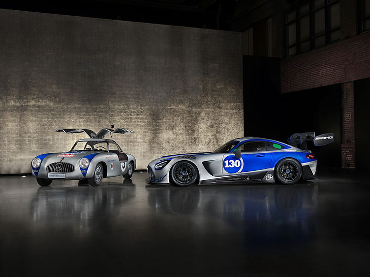 AMG GT3 Edition 130Y Motorsport and 300 SLR