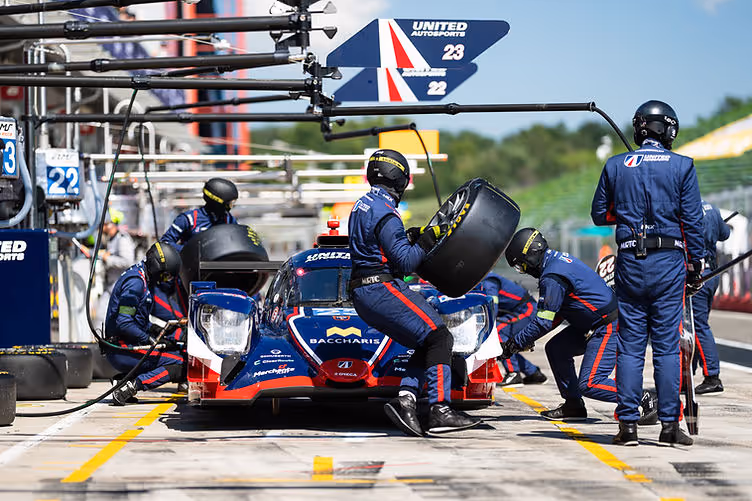European Le Mans Series pit stop