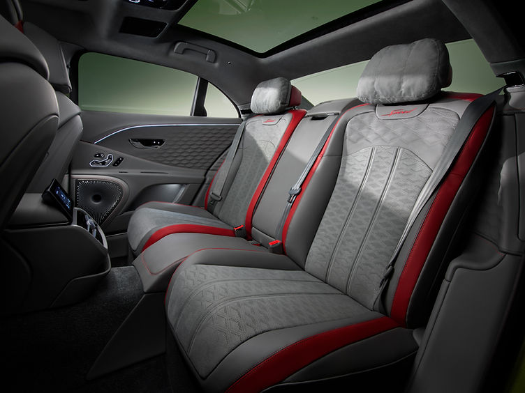 New Bentley Continental Flying Spur rear seats