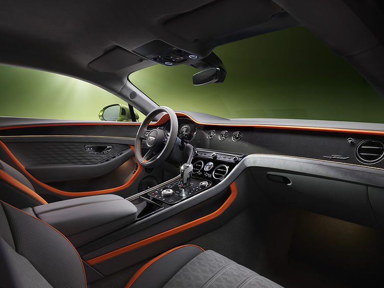 New Bentley Continental GT interior dashboard