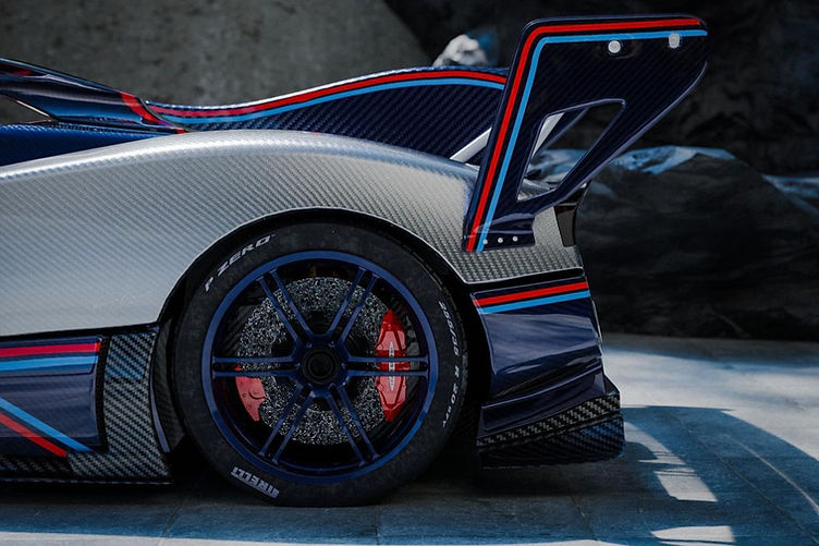 Pagani Zonda Arrivederci wing and fin