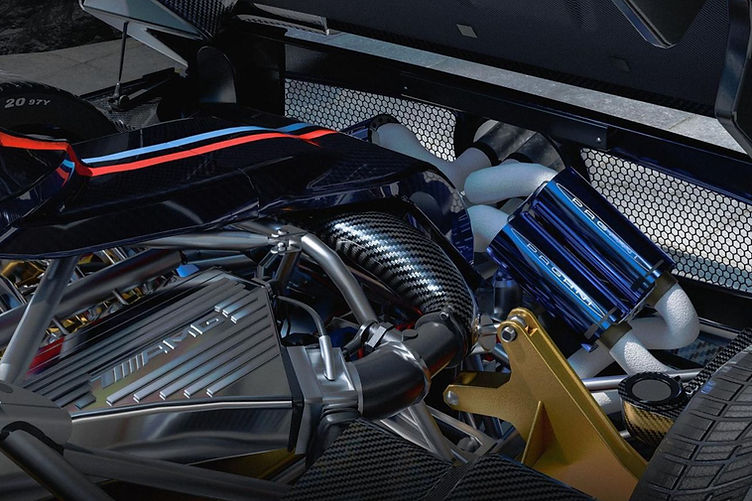 Pagani Zonda Arrivederci engine