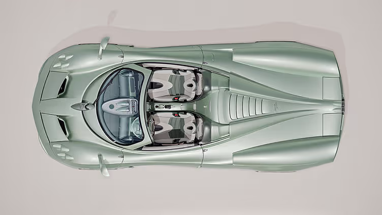 Pagani Huayra Codalunga Speedster - top view