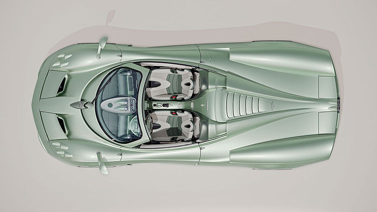 Pagani Huayra Codalunga Speedster - top view