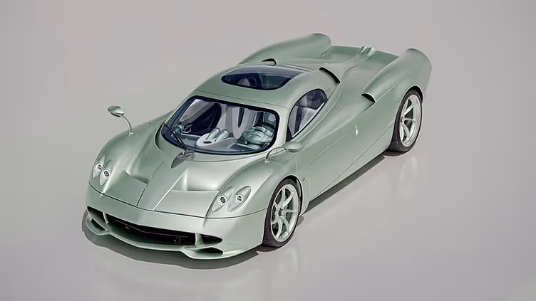 Pagani Huayra Codalunga Speedster - front with roof