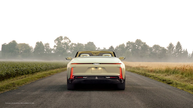 Cadillac Sollei Concept rear straight