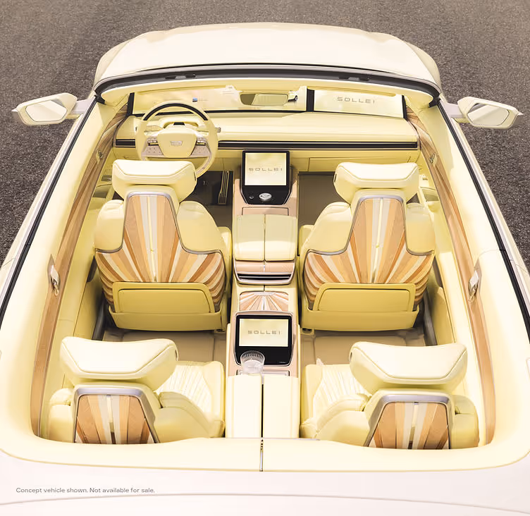 Cadillac Sollei Concept cabin overview