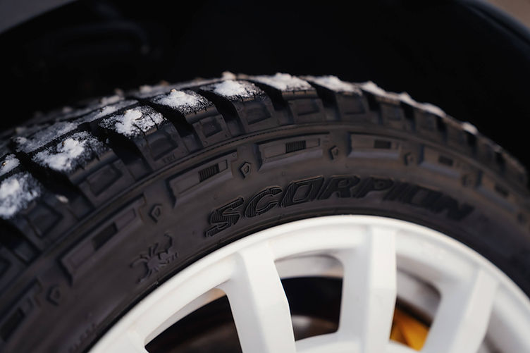 Polestar Arctic Circle studded snow tyre