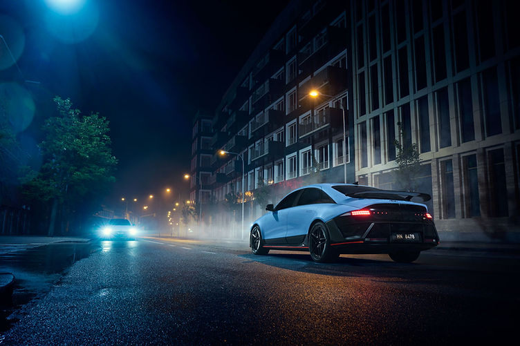 Hyundai Ioniq 6 N - rear