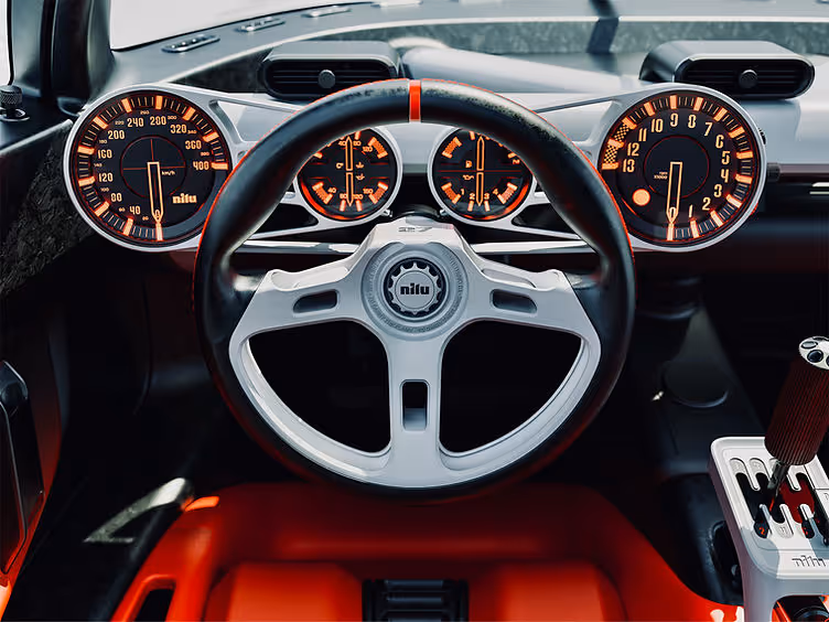 Nilu hypercar dials