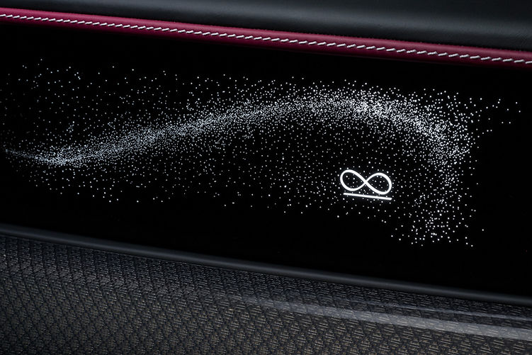 2025 Rolls-Royce Spectre Black Badge illuminated dashboard trim