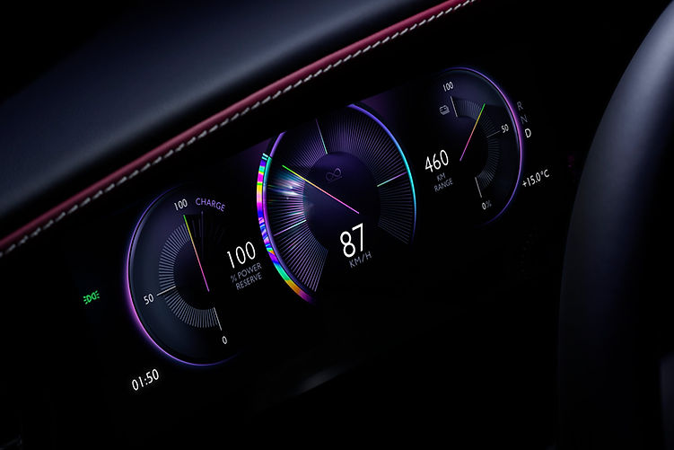 2025 Rolls-Royce Spectre Black Badge dials