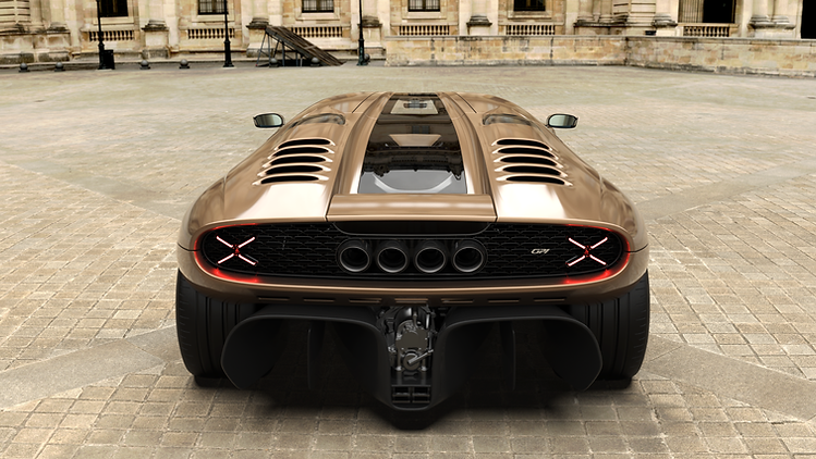 Garagisti & Co. GP1 Aims to Return the Hypercar to its Analogue Roots - rear exterior view