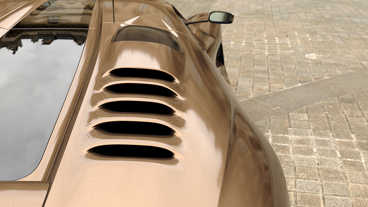 Garagisti & Co. GP1 Aims to Return the Hypercar to its Analogue Roots - detail image of rear vents