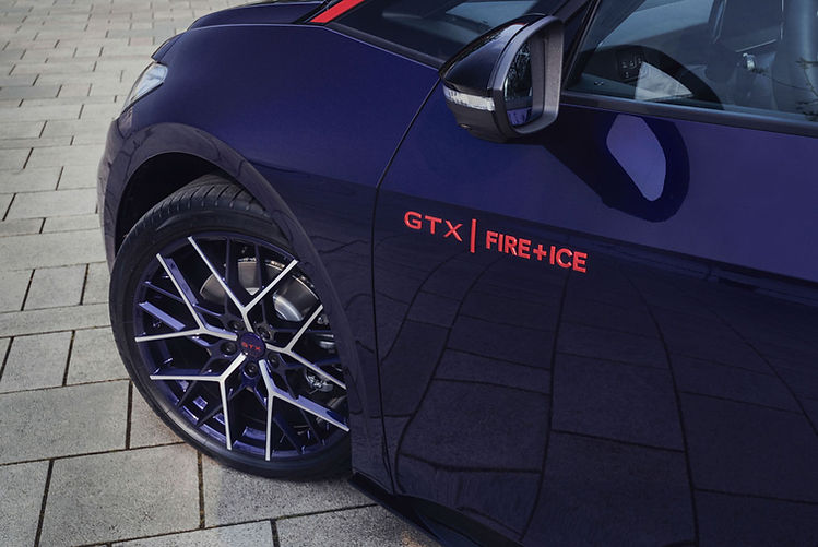 2025 Volkswagen ID.3 GTX Fire & Ice - badge and wheel detail