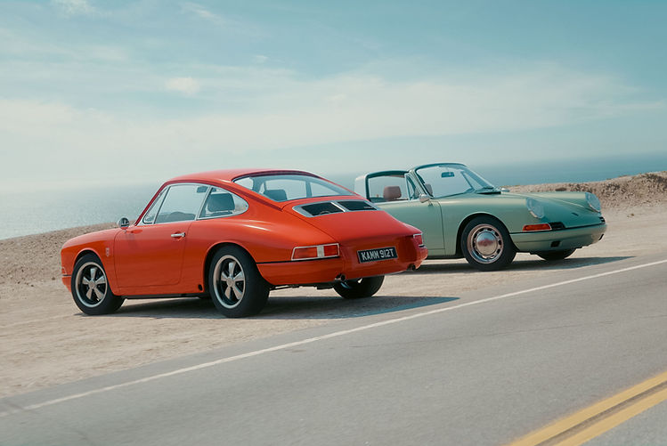 KAMM Launches More Refined 912T - static dual shot of the coupe and targa together side-by-side