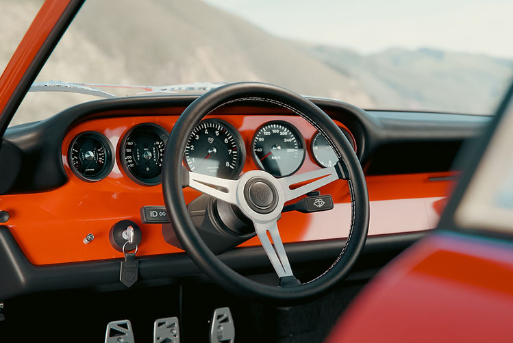 KAMM Launches More Refined 912T - detail close up of Smiths branded gauges