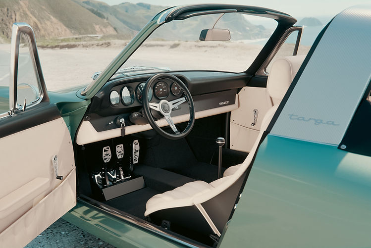 KAMM Launches More Refined 912T - interior view of targa model