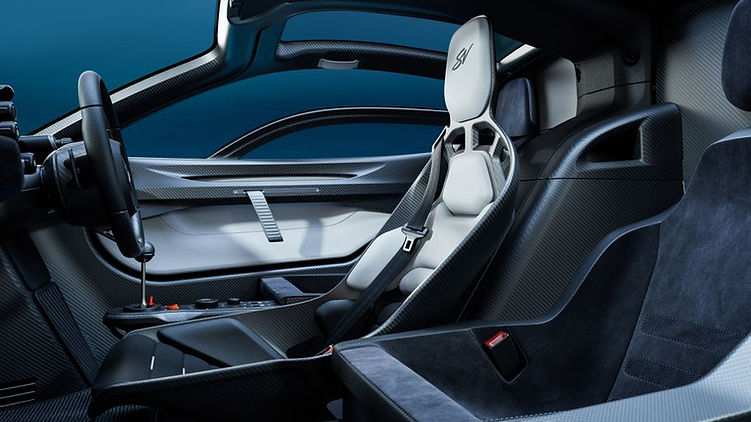Gordon Murray Le Mans GTR launches - interior view of central driver's seat
