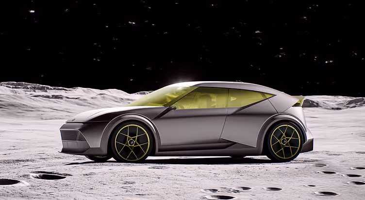 Hyundai Concept Three Previews Future Alpine A290 Rival - front three quarter view