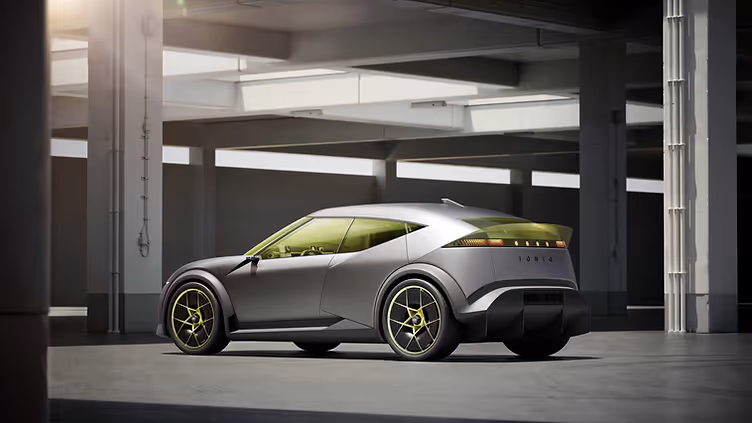 Hyundai Concept Three Previews Future Alpine A290 Rival - rear three quarter view