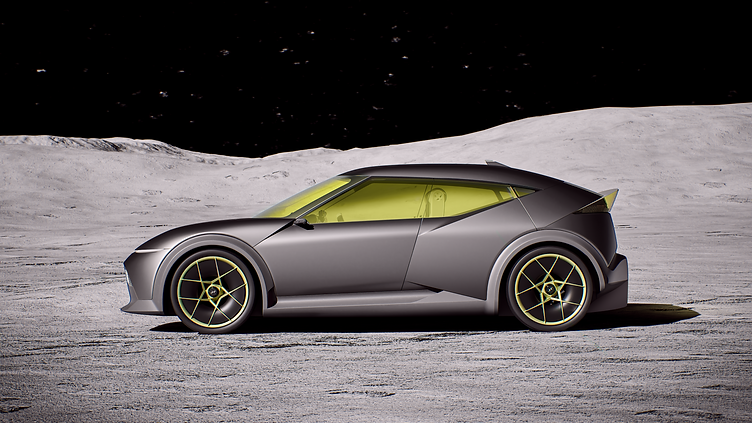 Hyundai Concept Three Previews Future Alpine A290 Rival - side profile image