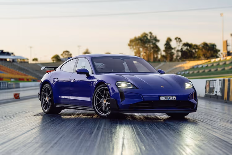Taycan Turbo GT with Weissach package, Sydney Dragway, Australia, 2025, Porsche AG