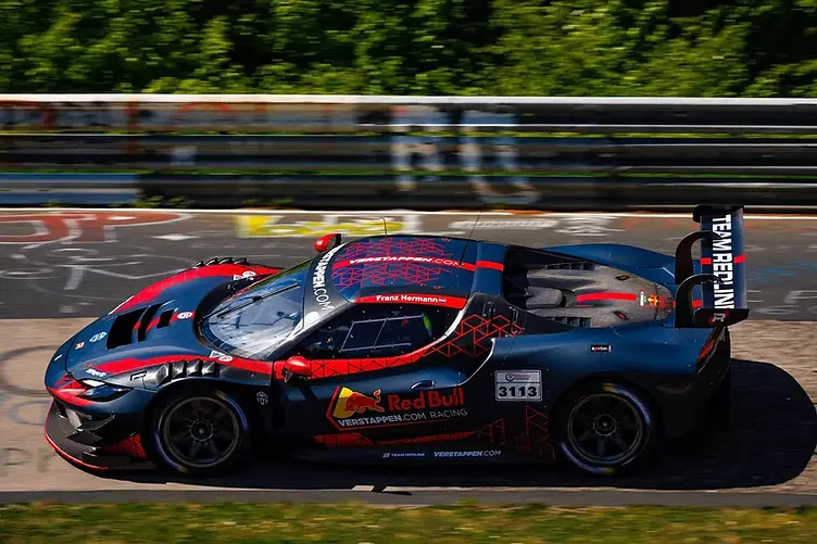 Max Verstappen testing the Emil Fray Racing Ferrari 496 GT3. Verstappen.com