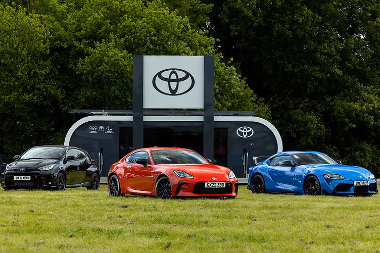 Toyota GR line-up at goodwood