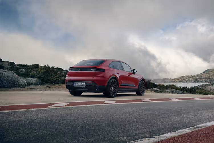 2026 Porsche Macan GTS Electric - static rear quarter