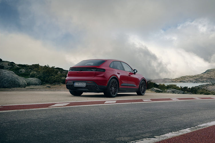 2026 Porsche Macan GTS Electric - static rear quarter